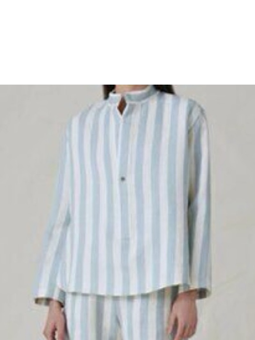 Attersee The Pop-Over Shirt Cypress Herringbone — image 2 of 8